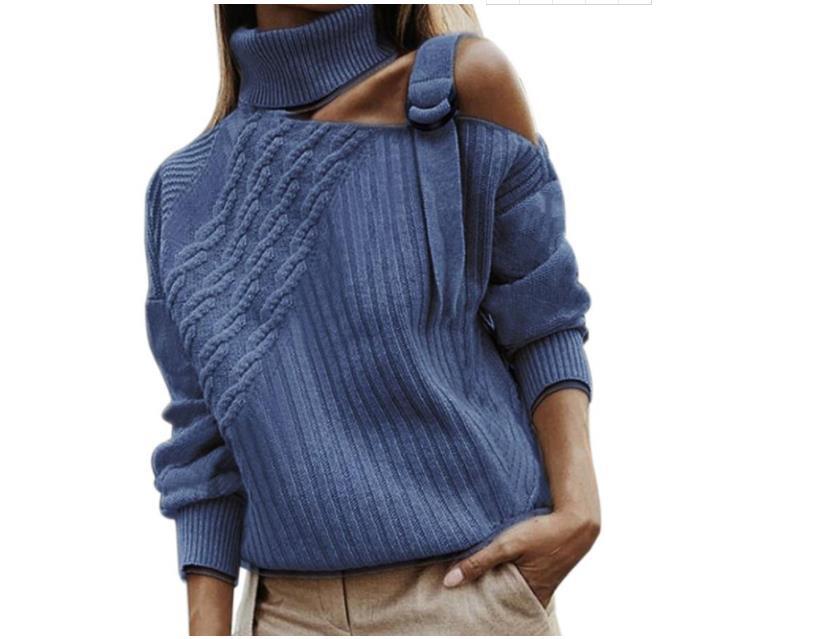 Autumn And Winter Solid Knitwear