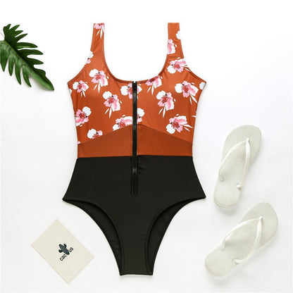 New One-Piece Sweet Girly Swimsuit