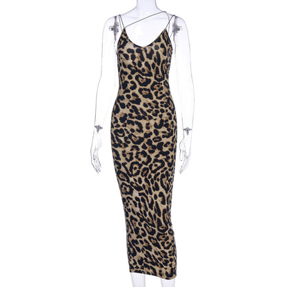 Trendy Floral Print Sleeveless Midi Dress With V-Neck