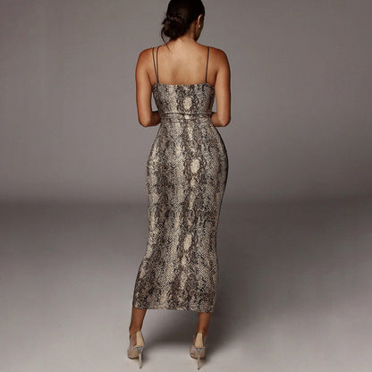 Trendy Floral Print Sleeveless Midi Dress With V-Neck