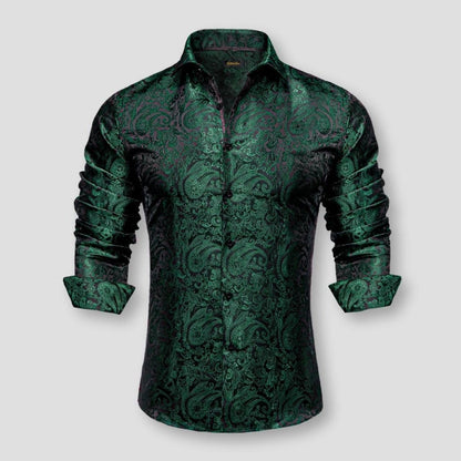 Saint Morris Lymon Paisley Shirt