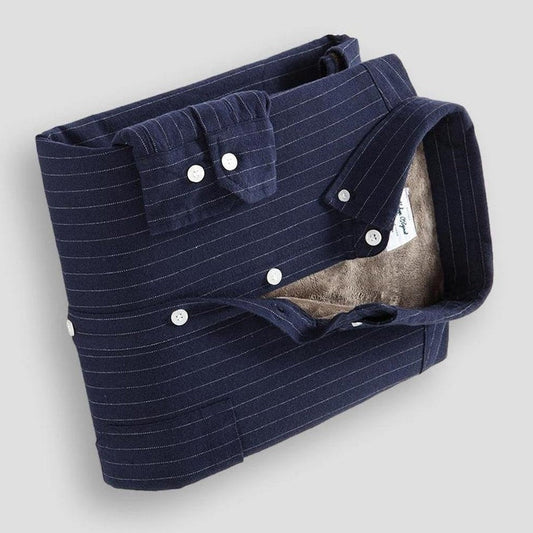 Saint Morris Striped Fleece Shirt