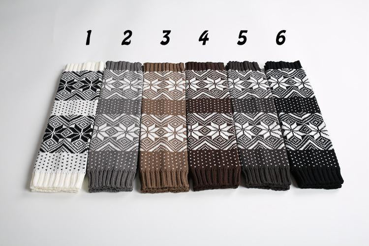 Boot Cuff Thick Short-Sleeved Thick Thick Bamboo Knit Wool Yarn Socks - 14