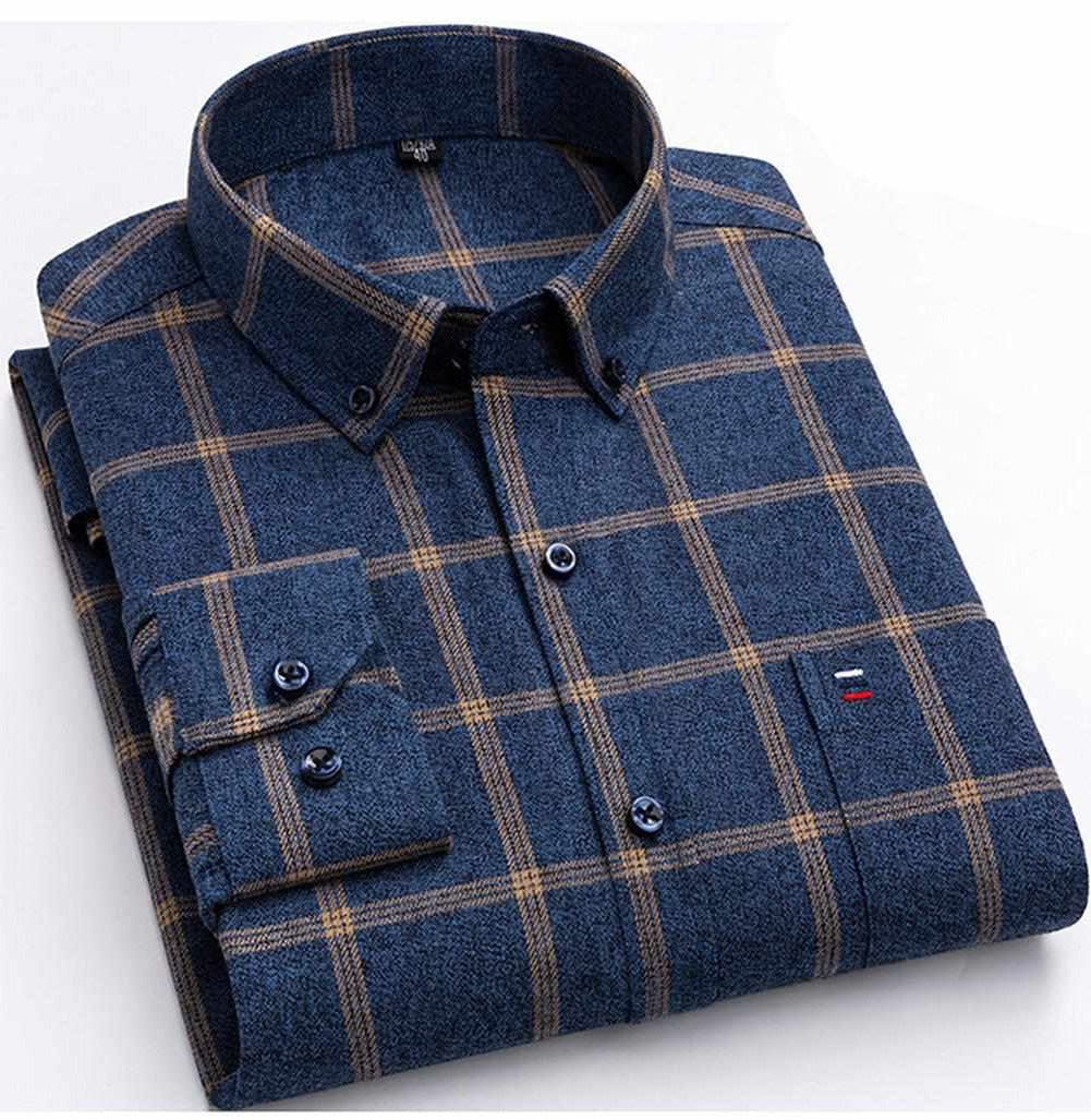 Sky Madrid Plaid Button-Down Shirt