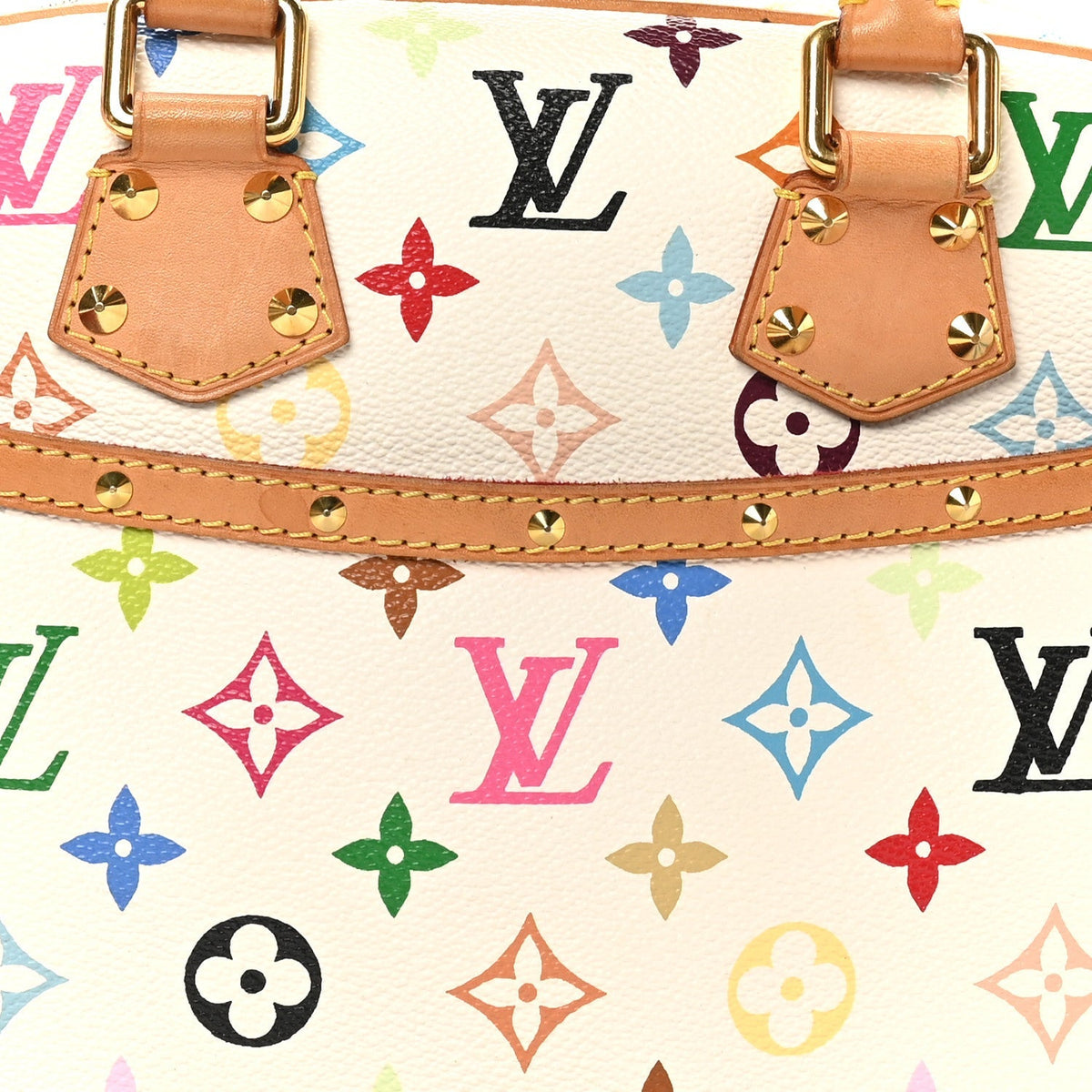 Monogram Multicolor Trouville White