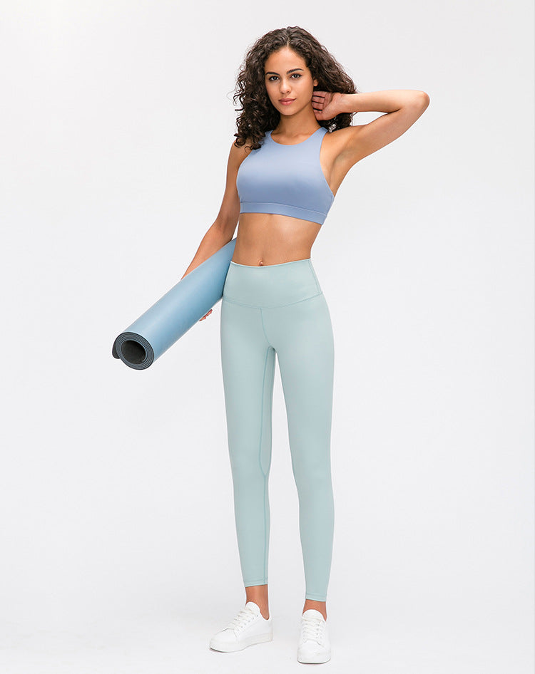 In Spring The New Sports Bra Women'S Cross-Beautiful Back Gathers And Runs Yoga Fitness Bra