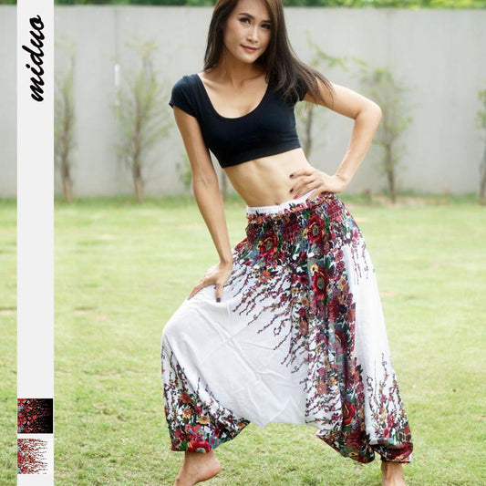 Digital Printed Women'S Elastic Waist Loose Yoga Casual Pants