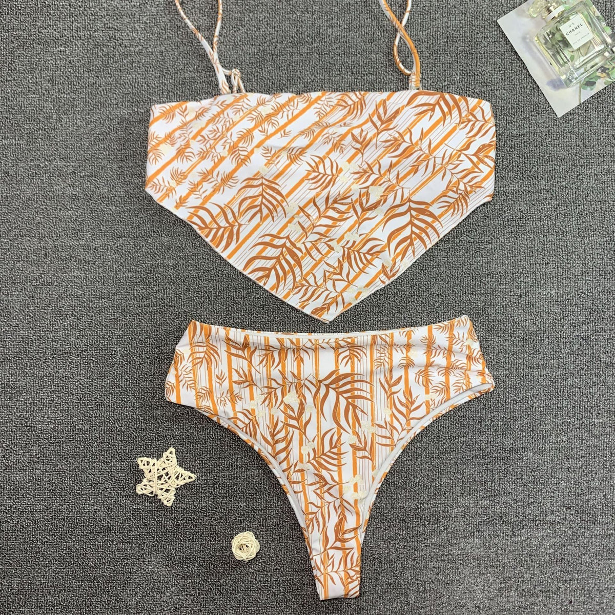 New Printed Bikini Sexy Lady Multicolor Split Swimwear