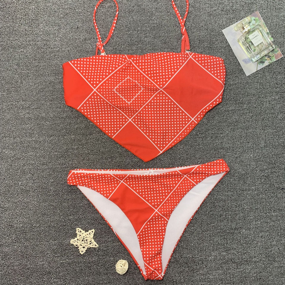 New Printed Bikini Sexy Lady Multicolor Split Swimwear