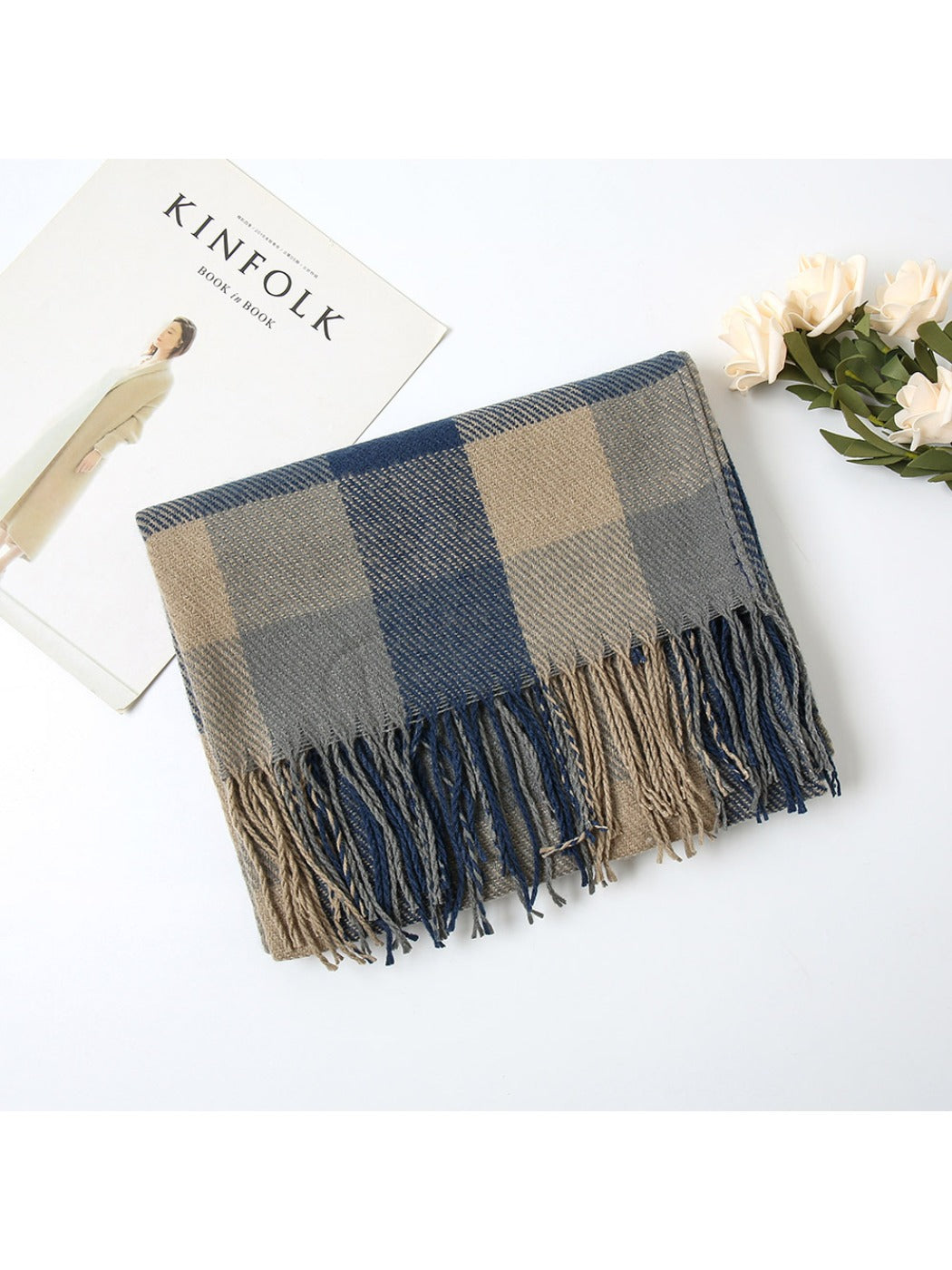 Sscarvii - Winter Scarf with Colorful Plaids