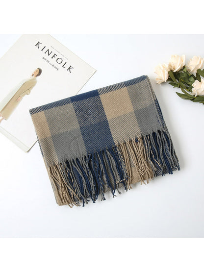 Sscarvii - Winter Scarf with Colorful Plaids