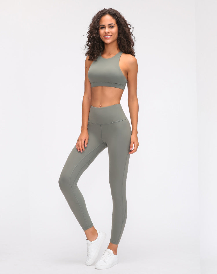 In Spring The New Sports Bra Women'S Cross-Beautiful Back Gathers And Runs Yoga Fitness Bra