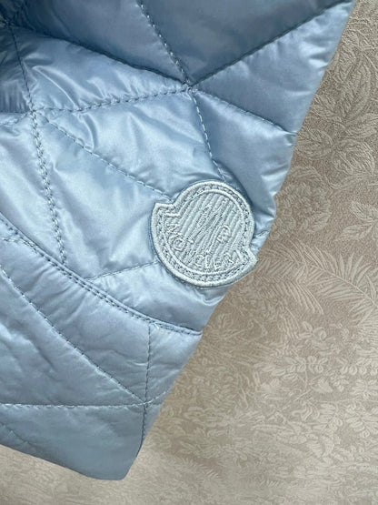 MONCLER 25S DOWN VEST IN BLUE 098