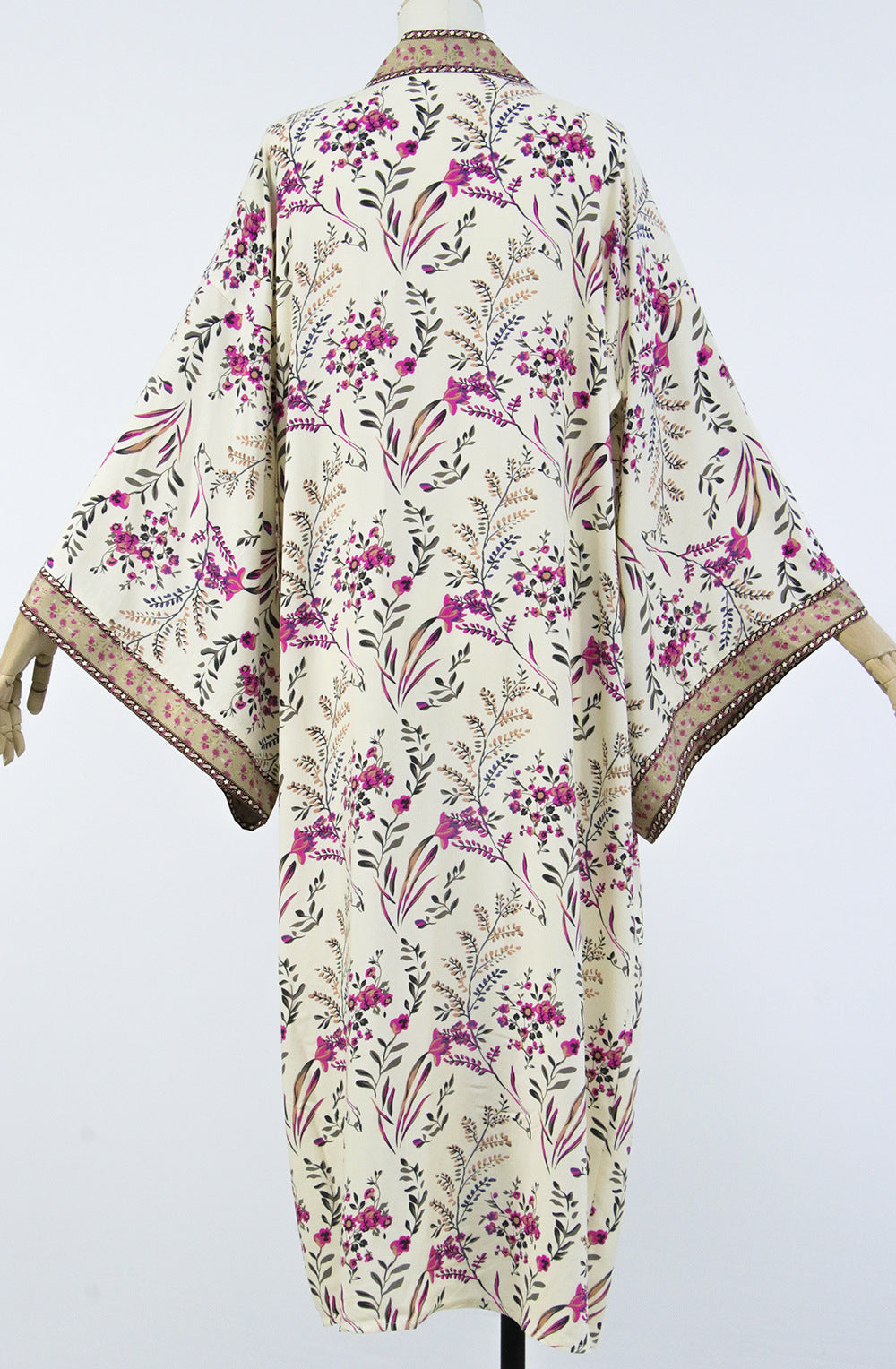 Bohemian Beach Vacation Print Sunscreen Cardigan With Shawl