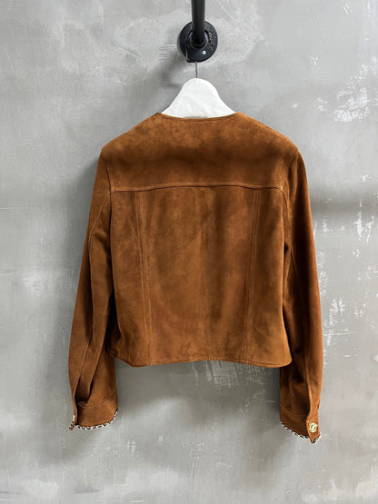 CC 25 Chain Jacket Blend Tan Cashmere