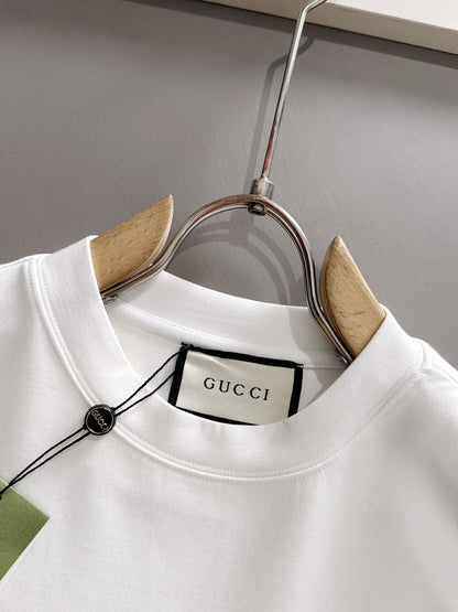 Gucci 25 Long-Sleeved T-shirt White Cotton 108754