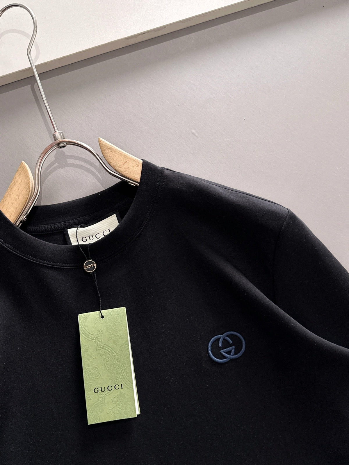 Gucci 25 Long-Sleeved T-shirt Black Cotton 108753