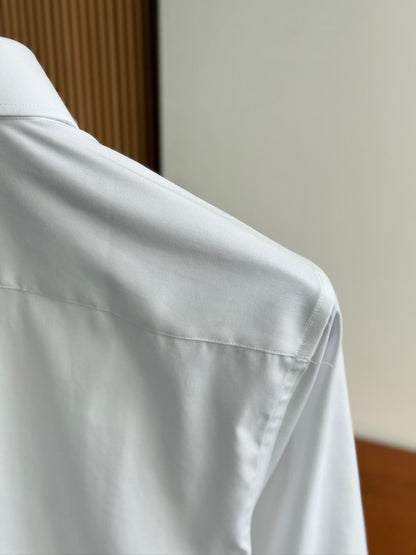 Gucci 25Ss Business Shirt 100s Double-Ply Premium Oxford Fabric White 108567