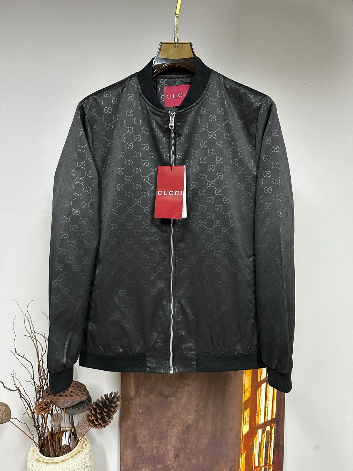 Gucci 25 Stand-Up Collar Jacket 106583