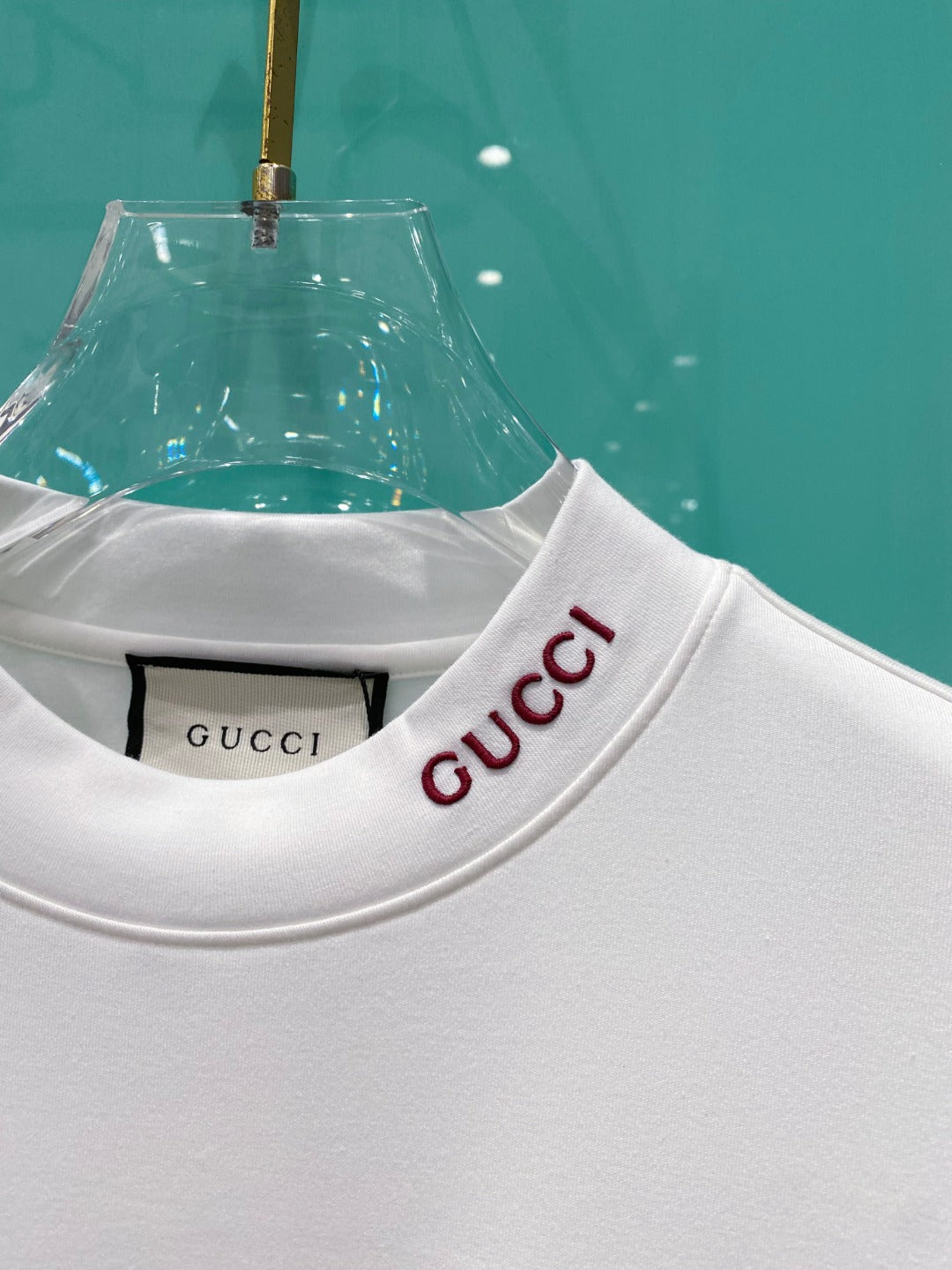 Gucci 25 Velvet Micro-Plush Half-Turtleneck Bottoming Shirt 106329