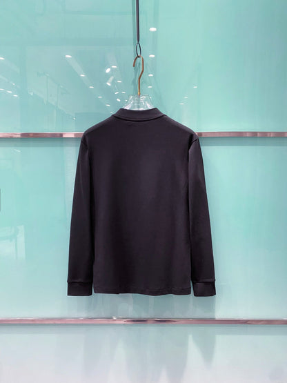 Gucci 25 Velvet Micro-Plush Half-Turtleneck Bottoming Shirt 106327