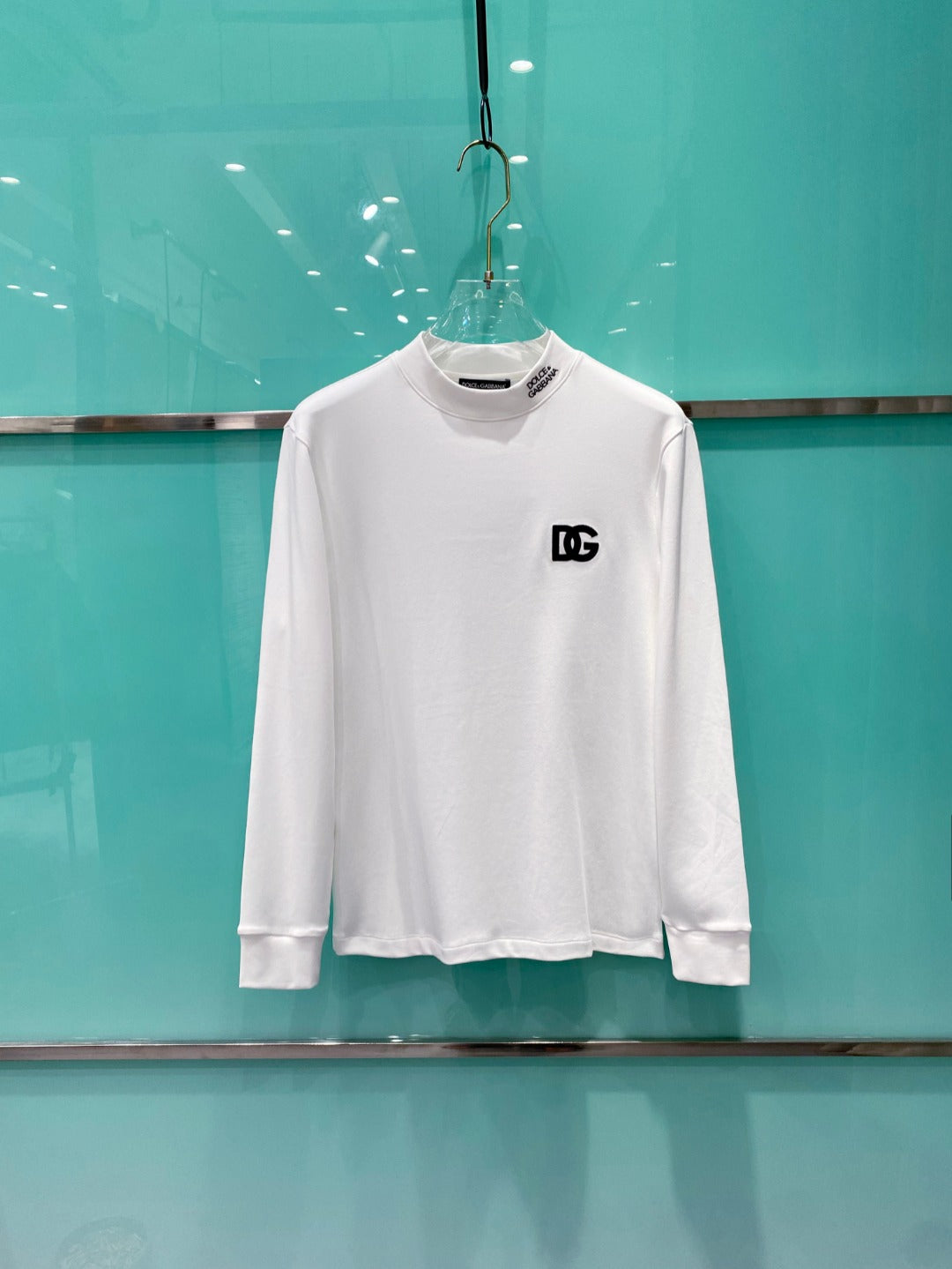 Gucci 25 Velvet Micro-Plush Half-Turtleneck Bottoming Shirt 106326