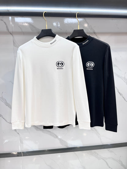 Gucci 25Ss Round-neck long-sleeved T-shirt 104509