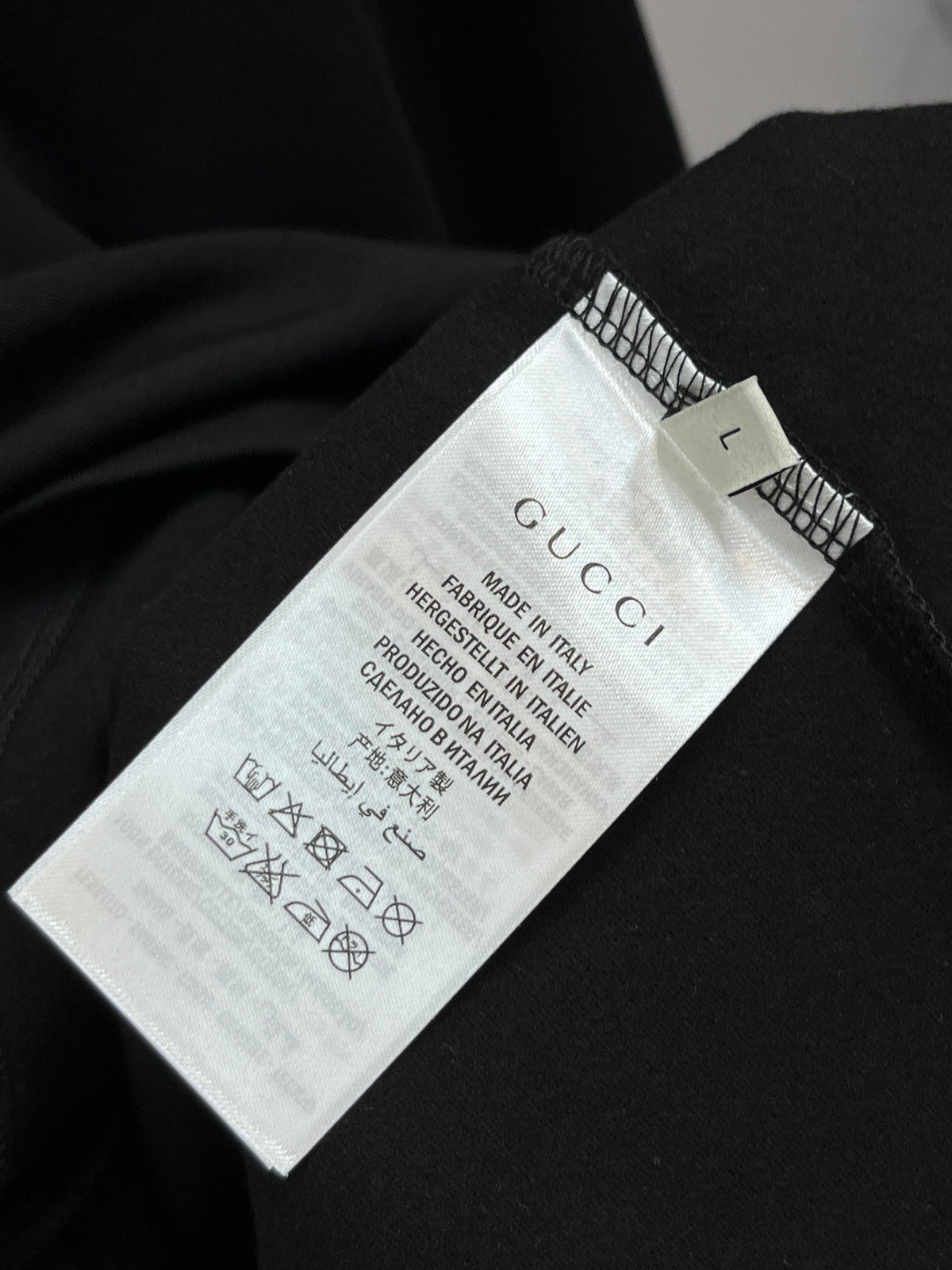 Gucci 25Ss Round-neck long-sleeved T-shirt 104509