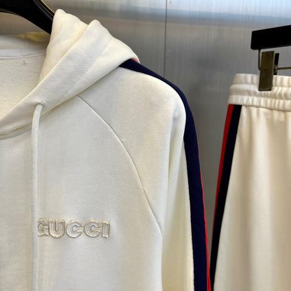 Gucci 25 Hooded Zip-up Jacket and Cuffed Trousers Suit 104022