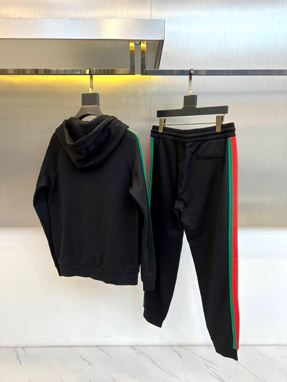 Gucci 25 Hooded Zip-up Jacket and Cuffed Trousers Suit 104020