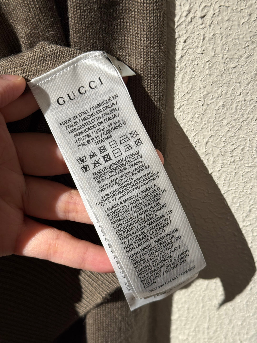 Gucci 25 Lightweight Sweater Wool 106306