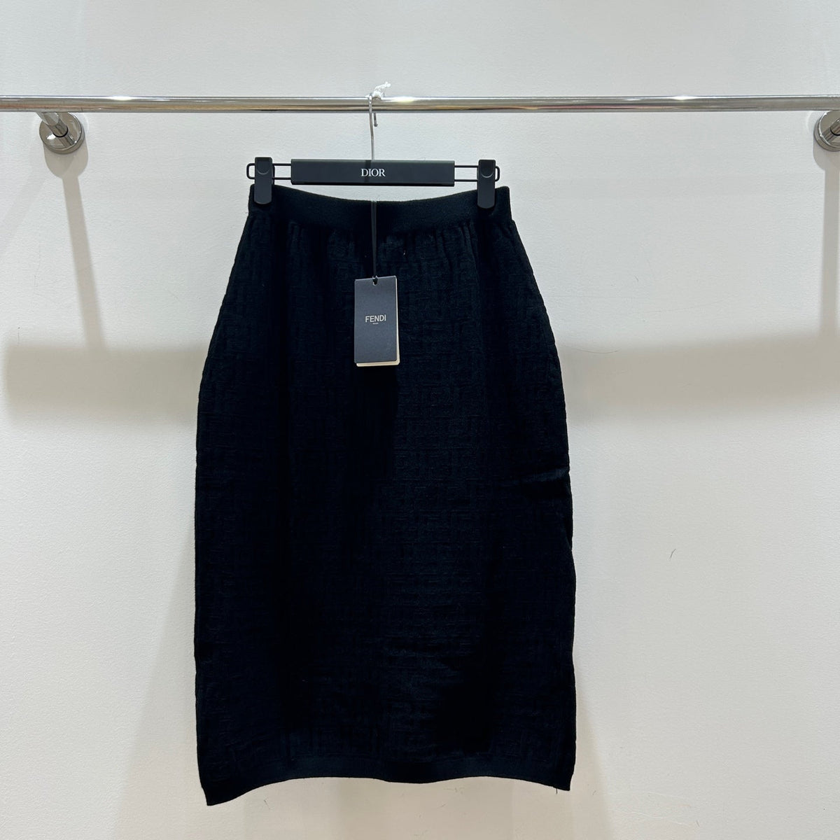 Fendi Letter Jacquard Viscose Skirt