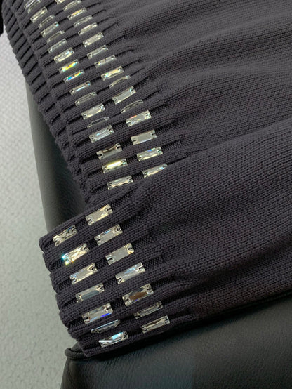 Fendi 25 Lazy-Style Crewneck Sweater Dark Brown Cotton
