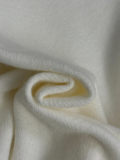 CC Pearl Button Round Neck Long-sleeved Knitted Cardigan