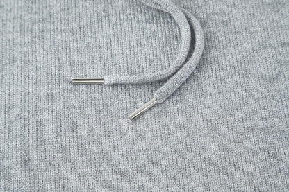 LOEWE Arc de Triomphe Jacquard Logo Knit Hoodie 331216