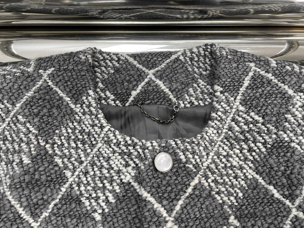 LV 26 Wool Tweed Knit Coat
