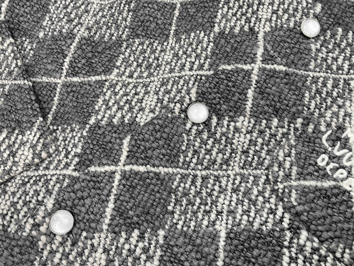 LV 26 Wool Tweed Knit Coat
