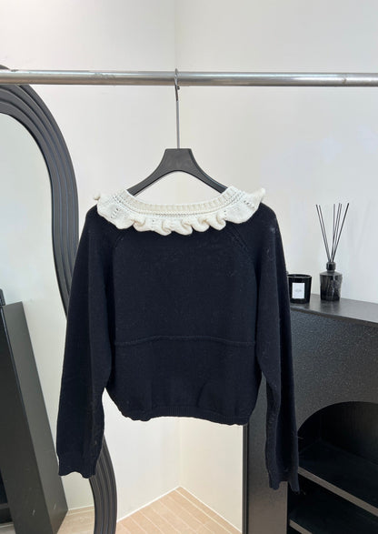 LV Color-blocked Knit Cardigan 799835