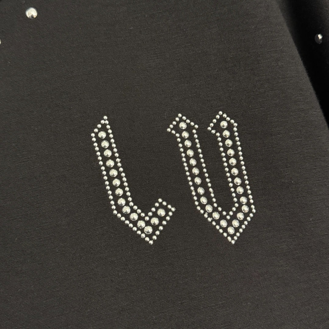 LV Letter Pullover Long-Sleeve Sweatshirt