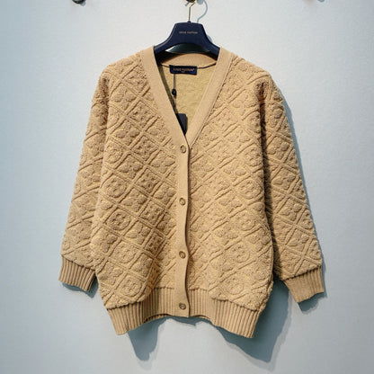 LV 25 Knitted V-neck Casual Cardigan