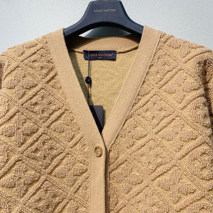 LV 25 Knitted V-neck Casual Cardigan