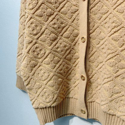 LV 25 Knitted V-neck Casual Cardigan