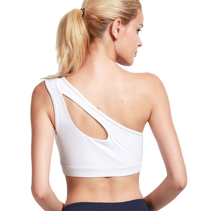 Water Drop Hollow Sports Bra Beauty Back Quick Dry Breathable Sports Underwear Shock-Proof Bra Solid Color Sports Underwear Female