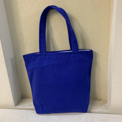 DIY Blank Hand-Painted Canvas Tote Bag Stylish Cotton Lunch Bag