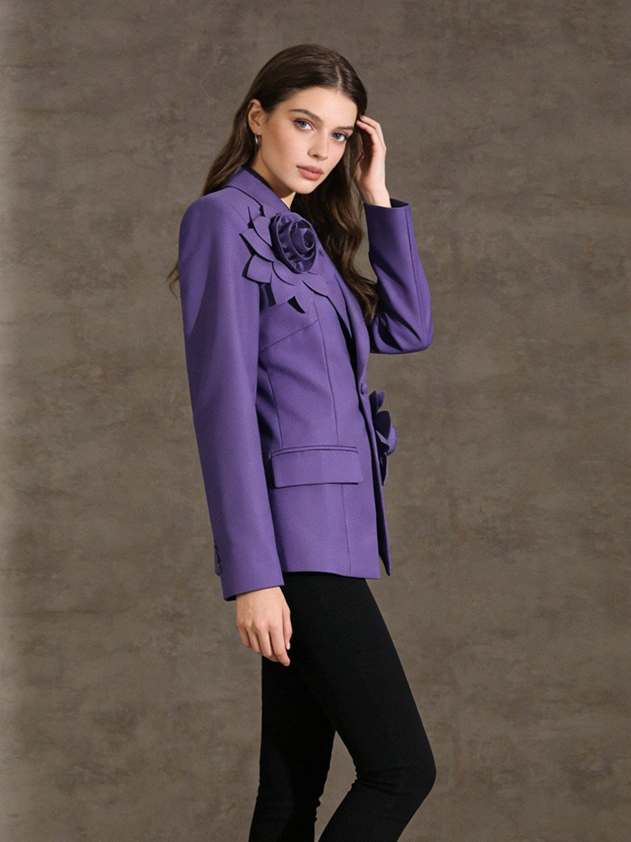 Salma 3D Embellished Blazer