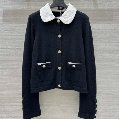CC 25 Cardigan Black Cashmere