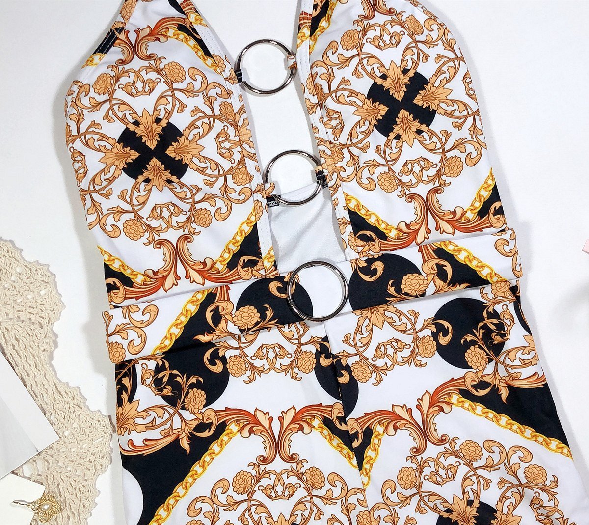 Summer New Sexy Print One-Piece Swimsuit