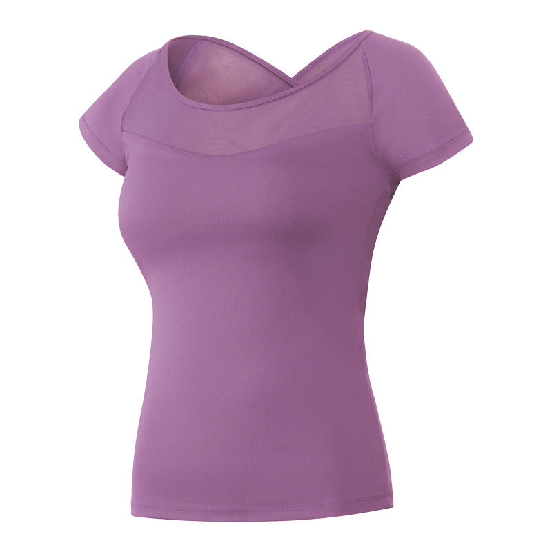 Yoga Suit With Bra Pad Nylon High Elasticity, Quick Drying And Thin