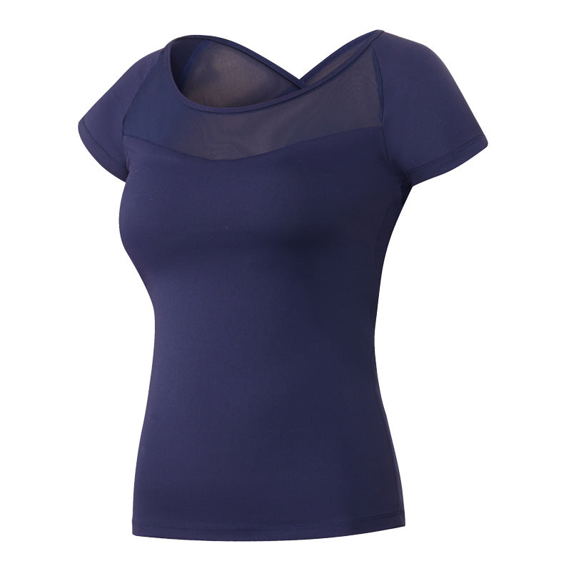 Yoga Suit With Bra Pad Nylon High Elasticity, Quick Drying And Thin