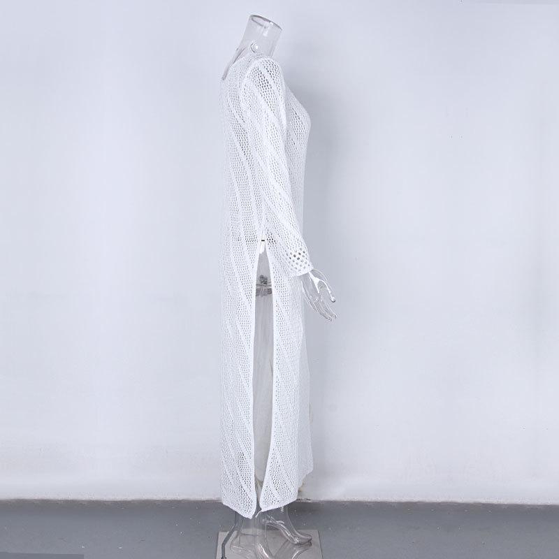 New Beach Long Skirt Hollow Bikini Blouse